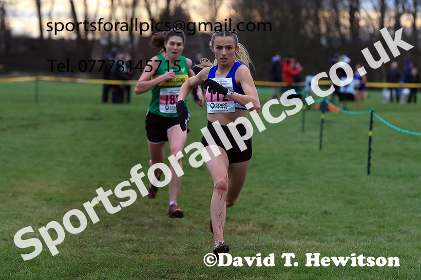 Senior womens 2024 NECAA Cross Country Champs., Temple Park, South Shields. Photo: David T. Hewitson/Sports for All Pics